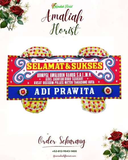 Papan Bunga Ucapan Selamat Banyutowo